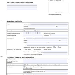 Tłumaczenie przysięgłe wpisu do ewidencji działalności gospodarczej z Austrii na język polski – online
