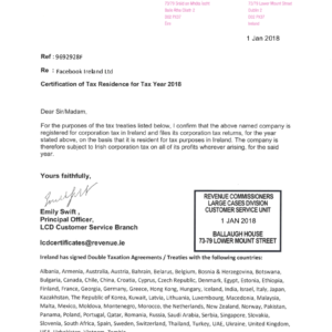 Tłumaczenie przysięgłe certyfikatu rezydencji podatkowej z USA na język polski – online