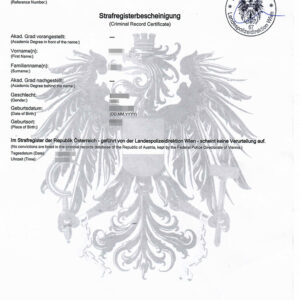 Tłumaczenie przysięgłe zaświadczenia o niekaralności z Austrii na język polski – online