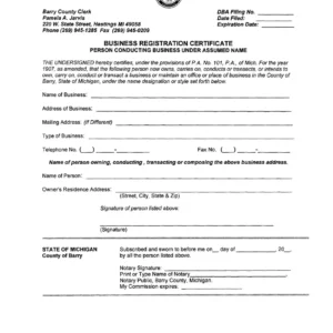 Tłumaczenie przysięgłe wpisu do ewidencji działalności gospodarczej z USA na język polski – online