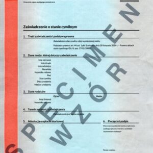 Tłumaczenie przysięgłe zaświadczenia o stanie cywilnym z Polski na język angielski – online