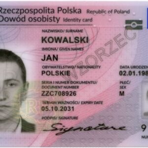 Tłumaczenie przysięgłe dowodu osobistego z Polski na język angielski – online