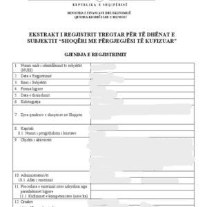 Tłumaczenie przysięgłe dokumentu urzędowego z Albanii na język polski – online