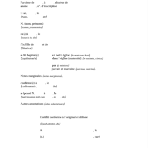 Tłumaczenie przysięgłe aktu chrztu z Belgii na język polski – online