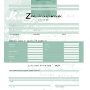 Tłumaczenie przysięgłe świadectwa ukończenia szkoły z Słowenii na język polski – online