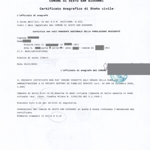 Tłumaczenie przysięgłe zaświadczenia o stanie cywilnym z Włoch na język polski – online