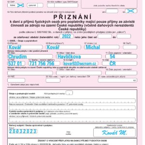 Tłumaczenie przysięgłe rozliczenia podatkowego z Czech na język polski – online