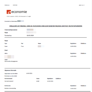 Tłumaczenie przysięgłe wyciągu z KRS z Belgii na język polski – online