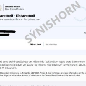 Tłumaczenie przysięgłe zaświadczenia o niekaralności z Islandii na język polski – online