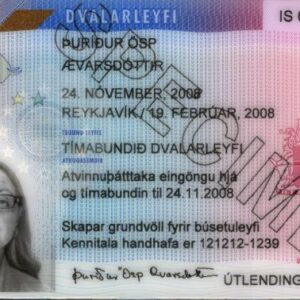 Tłumaczenie przysięgłe zezwolenia na pobyt tymczasowy z Islandii na język polski – online