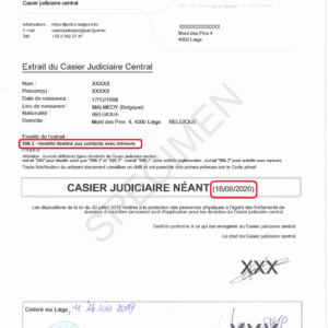 Tłumaczenie przysięgłe zaświadczenia o niekaralności z Belgii na język polski – online