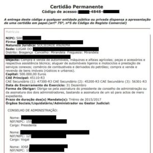 Tłumaczenie przysięgłe wpisu do ewidencji działalności gospodarczej z Portugalii na język polski – online