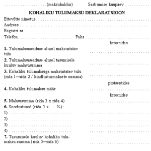 Tłumaczenie przysięgłe rozliczenia podatkowego z Estonii na język polski – online