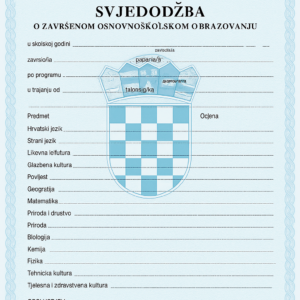 Tłumaczenie przysięgłe świadectwa ukończenia szkoły z Chorwacji na język polski – online