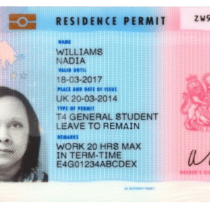 Tłumaczenie przysięgłe karty pobytu z Anglii na język polski – online