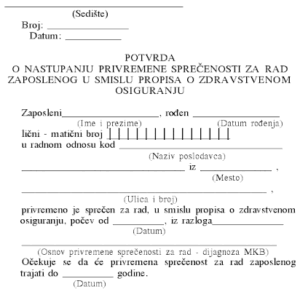 Tłumaczenie przysięgłe zwolnienia lekarskiego z Serbii na język polski – online