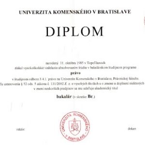 Tłumaczenie przysięgłe dyplomu ukończenia studiów z Słowacji na język polski – online