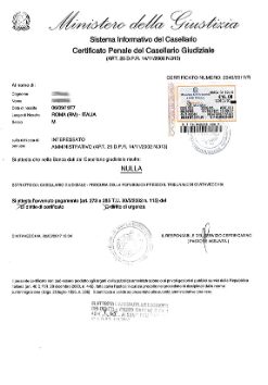 Tłumaczenie przysięgłe zaświadczenia o niekaralności z Włoch na język polski – online